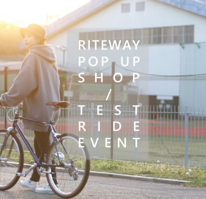 RITEWAY/BURLEY 合同ポップアップショップ開催！　岸和田市のWAREHOUSEにて。