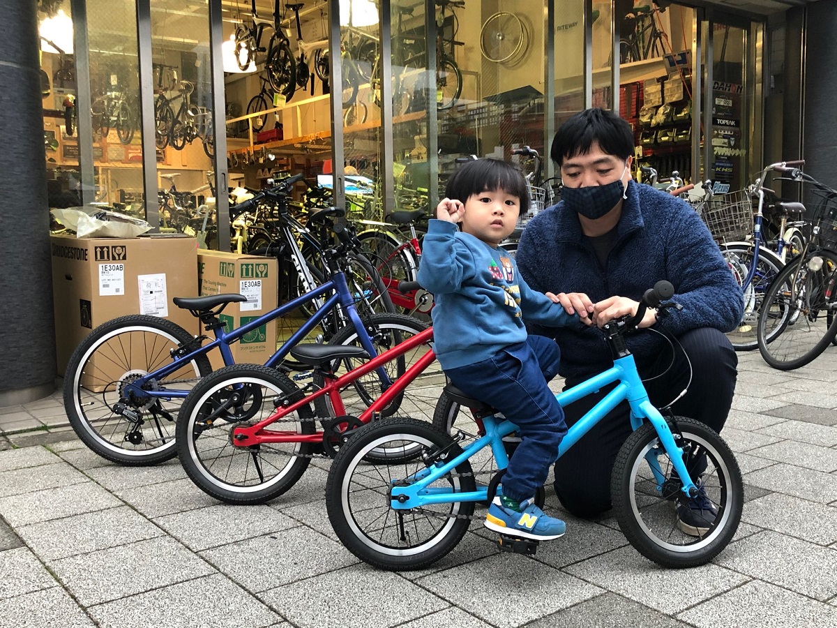 神戸市のサイクルショップ ナカゴヤにて、RITEWAYキッズバイク
