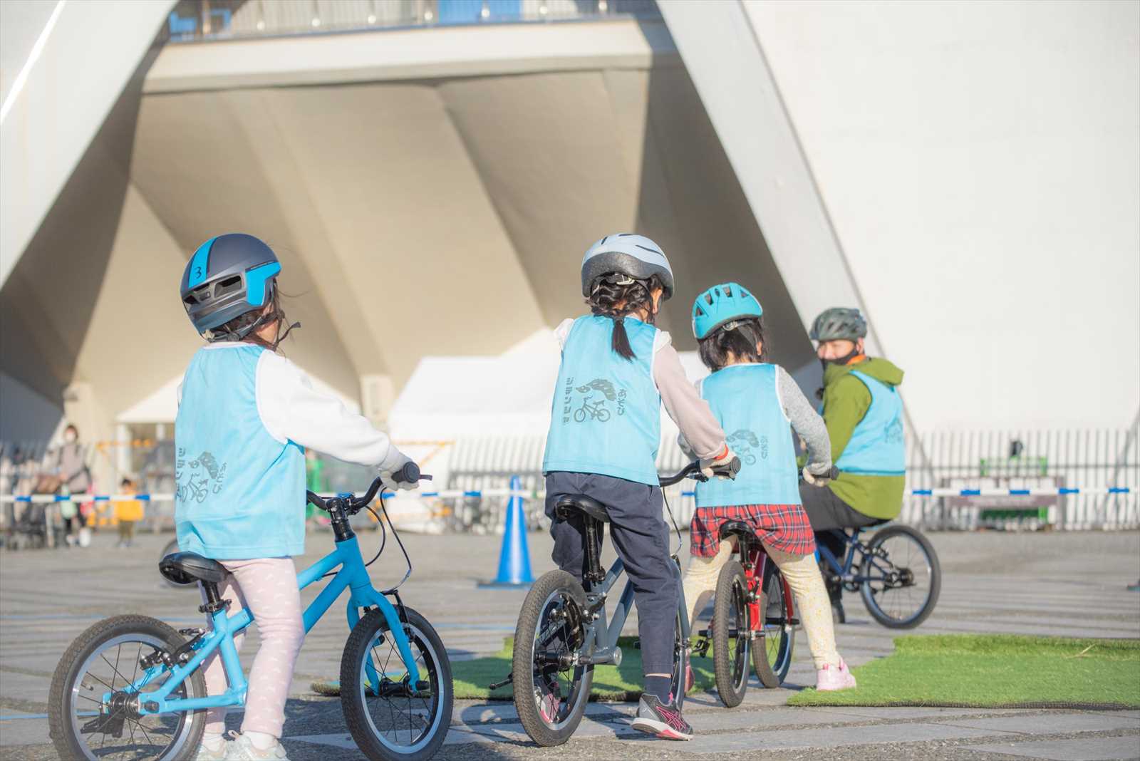 自転車をバラスを取るための教室