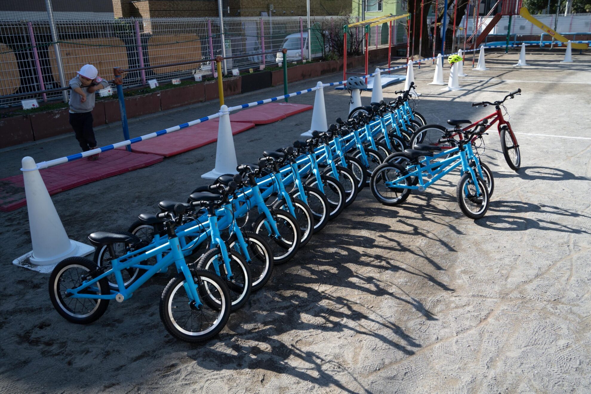 自転車交通安全教室 開催レポート 「松ヶ丘幼稚園」