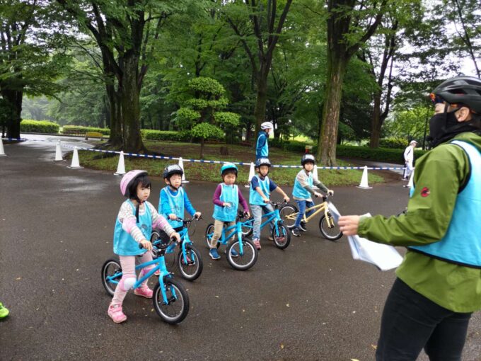 東京都小金井公園 子ども自転車教室 乗り方 5歳