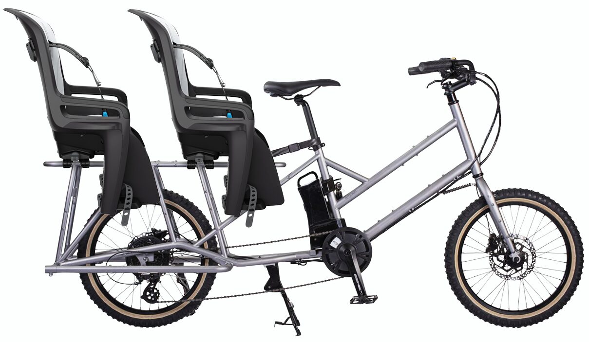 RITEWAY GLACIER E-CARGOで双子や年子のお子さんと安全に楽しく