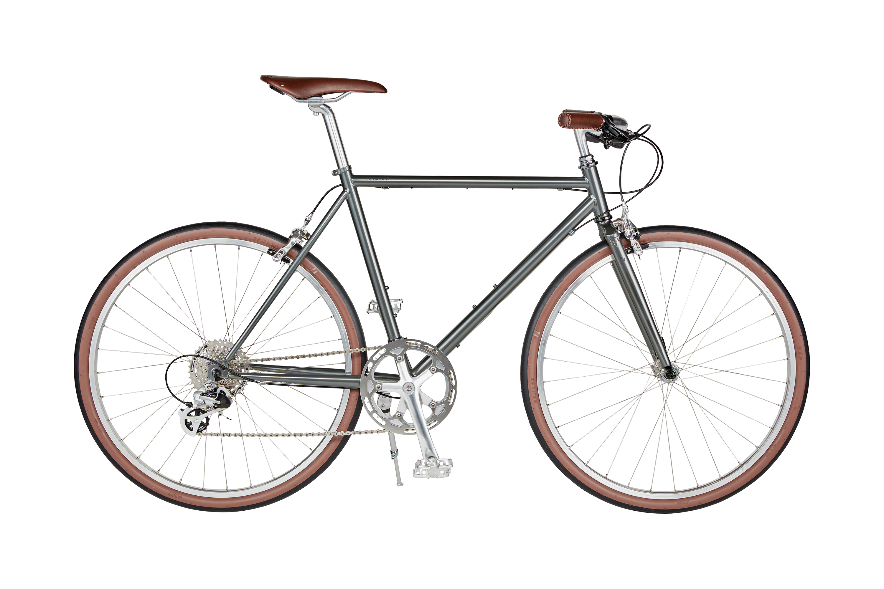 自転車 シルバー