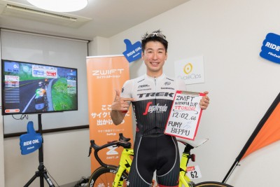 zwift ズイフト 別府選手 (2)