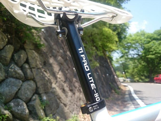 ロードバイク軽量化の最右翼！スカンジウム 超軽量シートポスト…