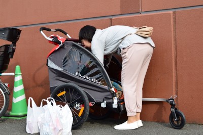 バーレー BURLEY サイクルトレーラー　ベビーカー 荷物