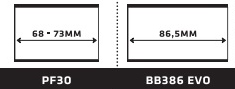 PF30とBB386（BB386EVO）