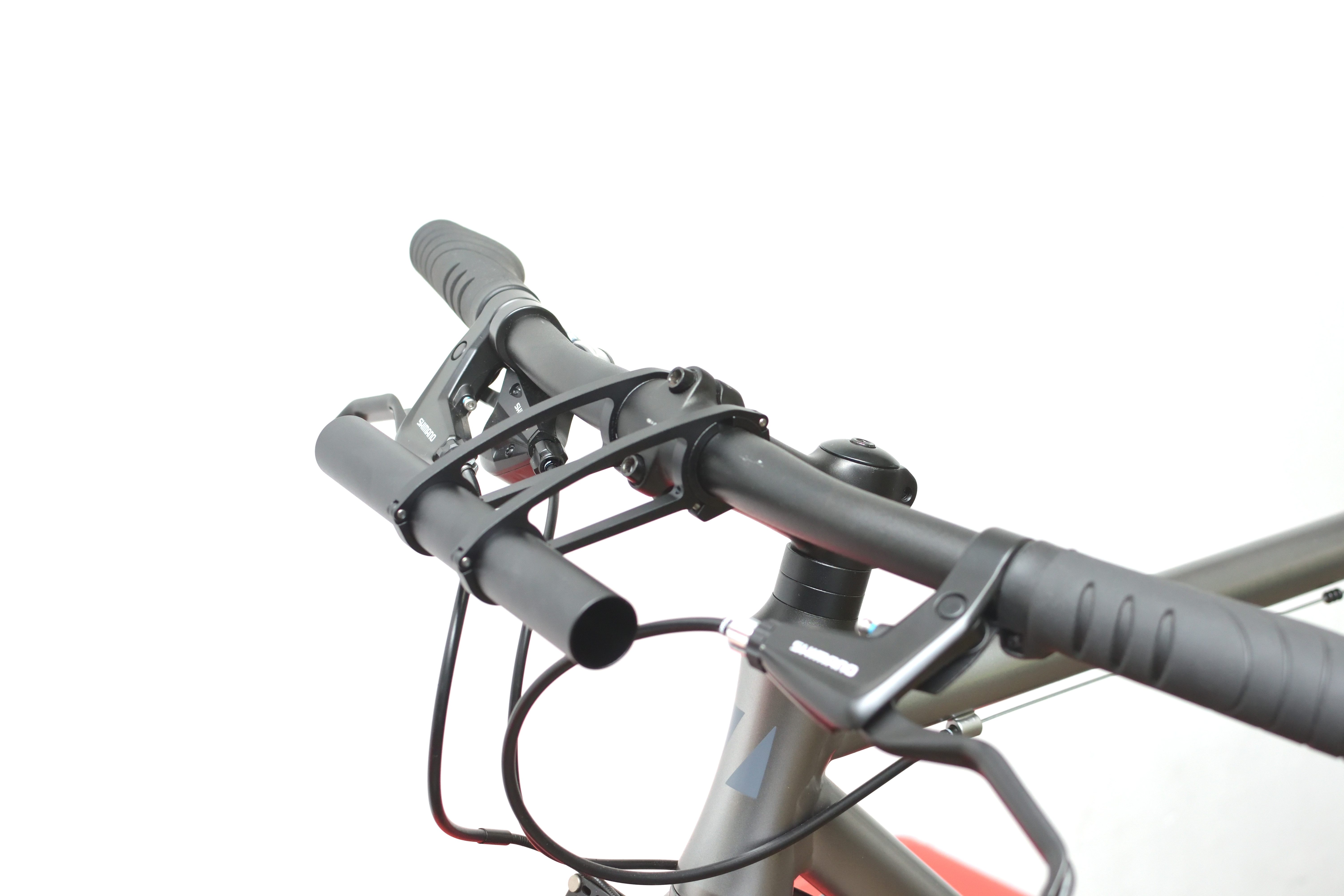 日本最大の アルミハンドルバーエクステンダー 自転車ハンドルバーエクステンションブラケット多機能 ホーン ランプ コードの取り付け用携帯電話クランプの取り付け