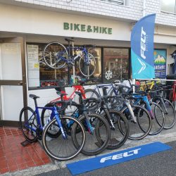 12月20日~25日世田谷区バイクアンドハイクにてトライアスロンバイクの試乗会を開催