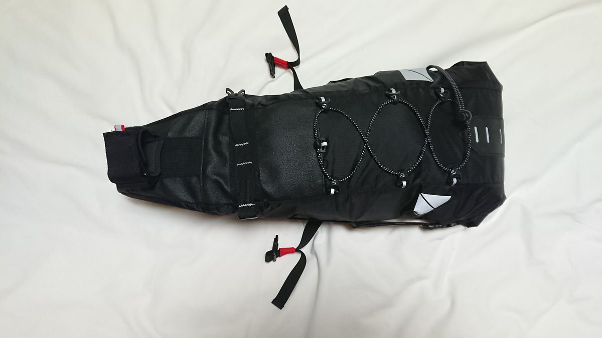 大容量収納 Cycledesign バイクパッキングサドルバッグ ロングライダー流パッキング術