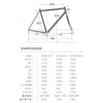 自転車の全長の求め方 タイヤの先端から後端までの長さ