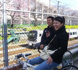 自転車散歩道　2009年 3月 中野