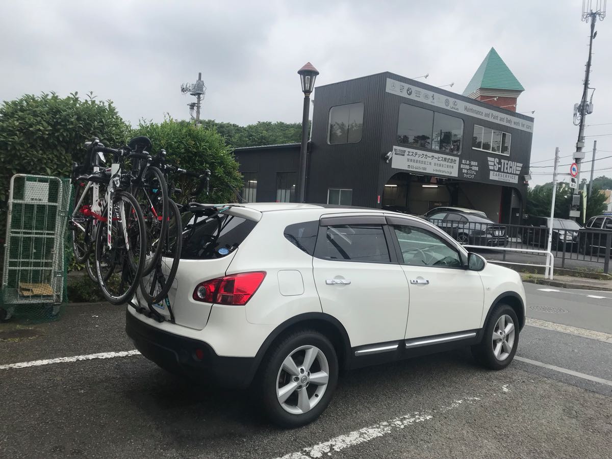 コンパクトsuvにロードバイクを車載する