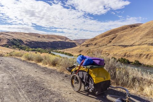 アメリカ横断 自転車 サイクルトレーラー ノマド