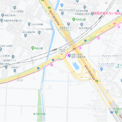 国道6号線(水戸街道)外かん矢切入口交差点を迂回する