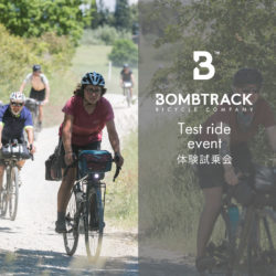 大阪でも BOMBTRACKポップアップショップ！　　K＆M CYCLE南船場店にて　4/8-5/5