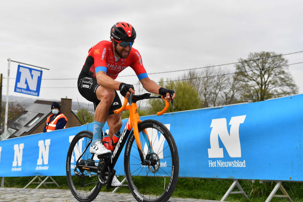 04-04-2021 Tour Des Flandres; 2021, チーム・バーレン・ビクトリアス所属　マルコ・ハラー選手もFLRを使用