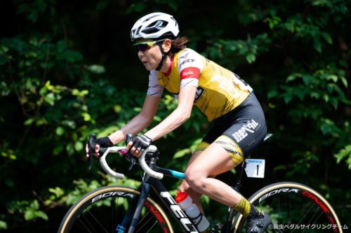 Felt FR FRDを使用する唐見実世子選手にインプレイン…