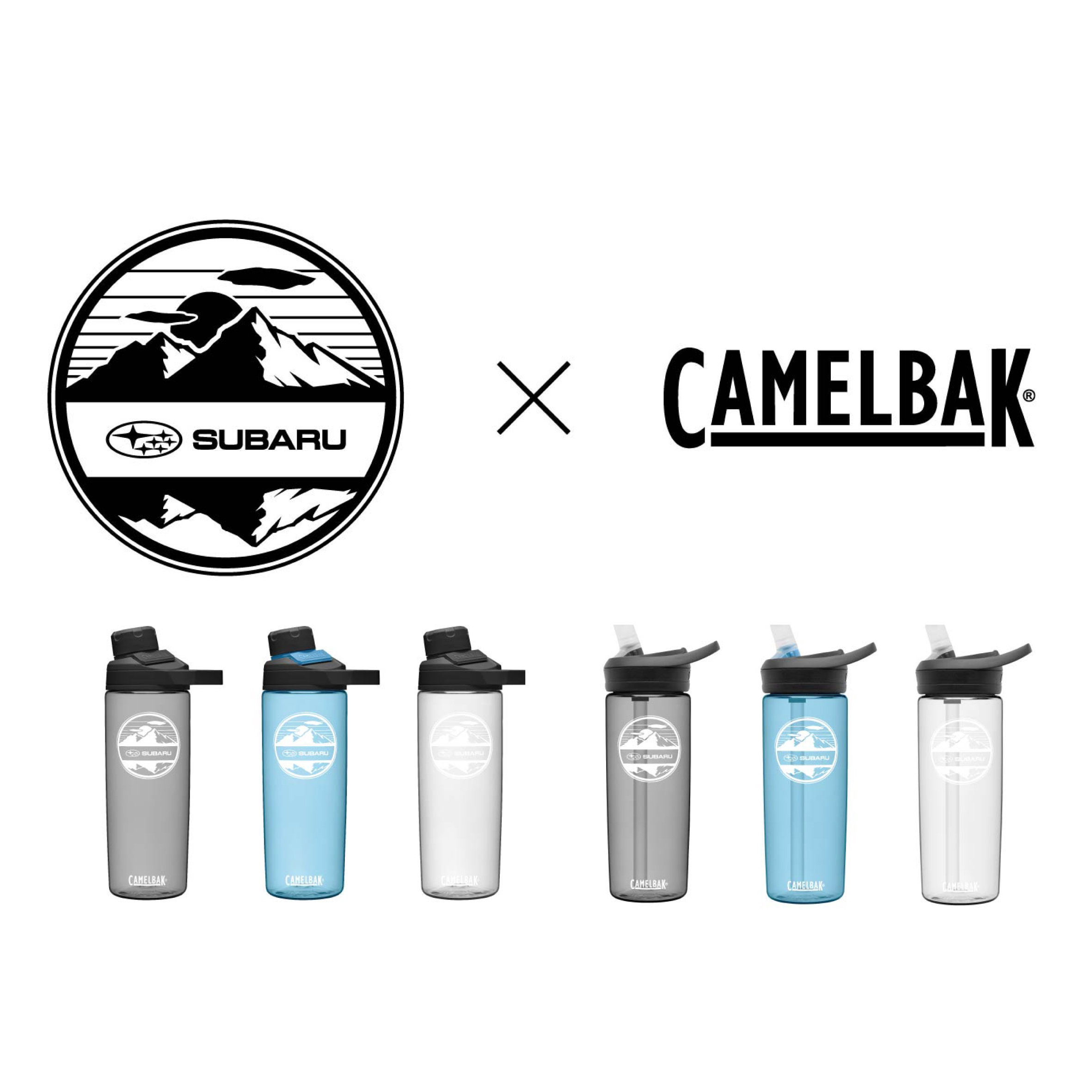 SUBARU × CAMELBAK サスティナブル素材を使用したコラボボトルを SUBARU × CAMELBAK サスティナブル素材を使用したコラボボトルを