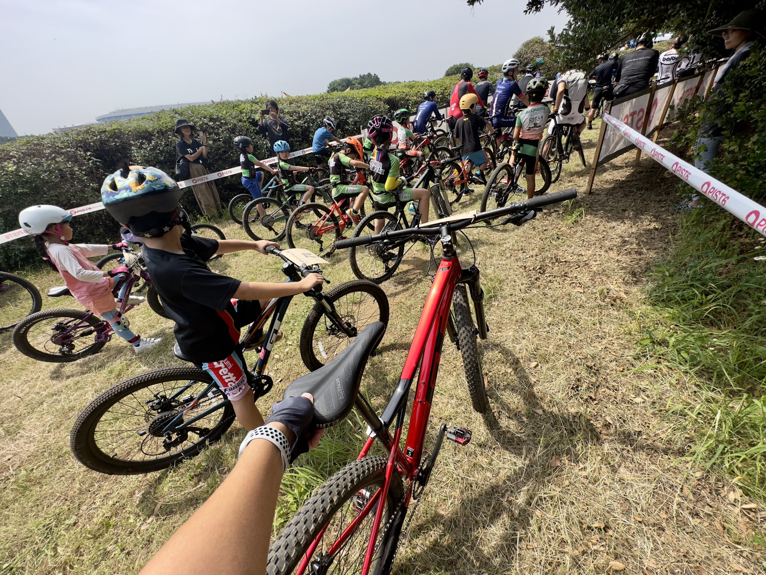 GTのMTBで親子レース参加インプレ！幕張公園MTBコースで親子共に  