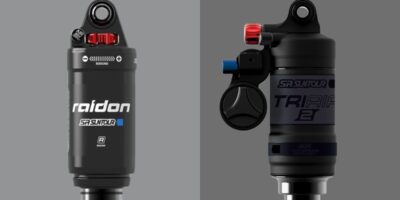 SR SUNTOURが、軽量エアスプリング採用「RS25 RAIDON-R」と、幅広いハードライディングに対応する「RS24 TRIAIR2 3CR PCS」の2種のリアショックを7月15日に発売！
