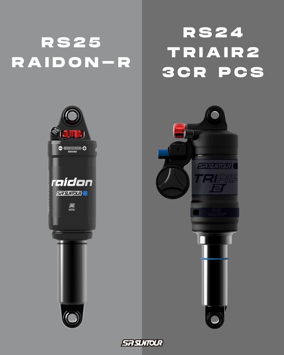 SR SUNTOURが、軽量エアスプリング採用「RS25 RAIDON-R」と