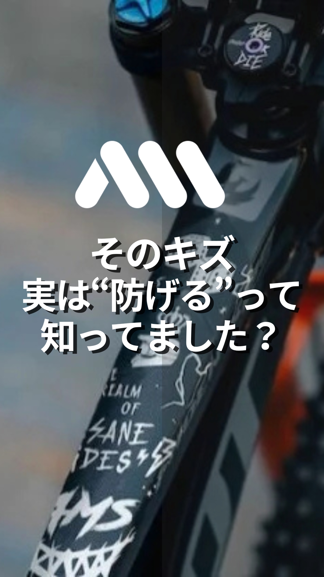 オールマウンテンスタイル ハニカムフレームガードとは？MTBのキズを