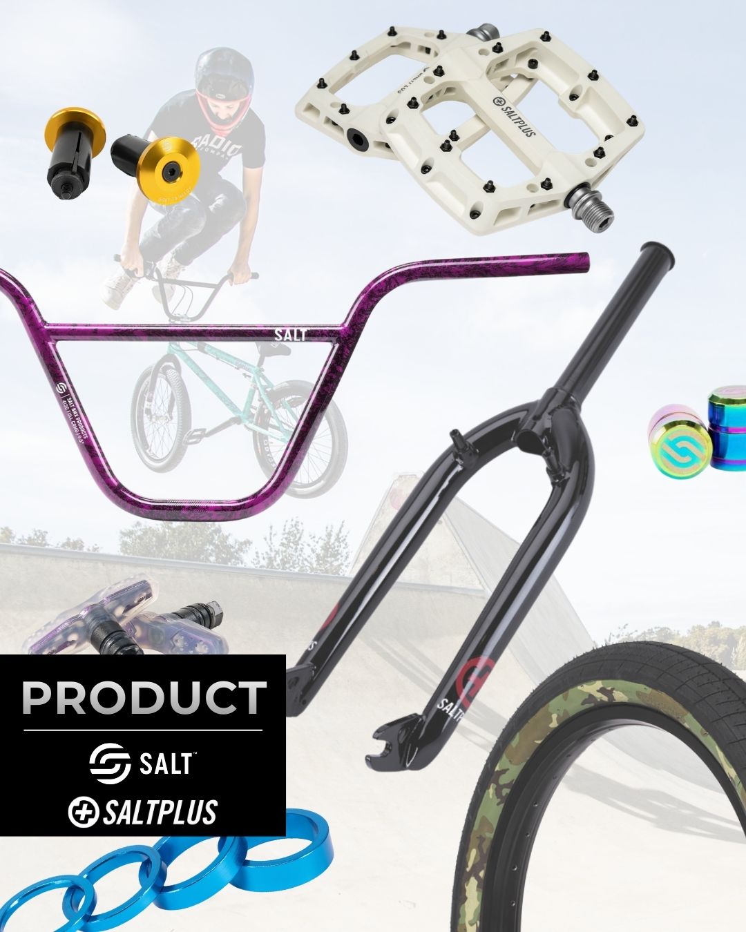 BMX フォーク SALT PLUS Magic Fork SALTPLUS_EX15_Fork_black_40558