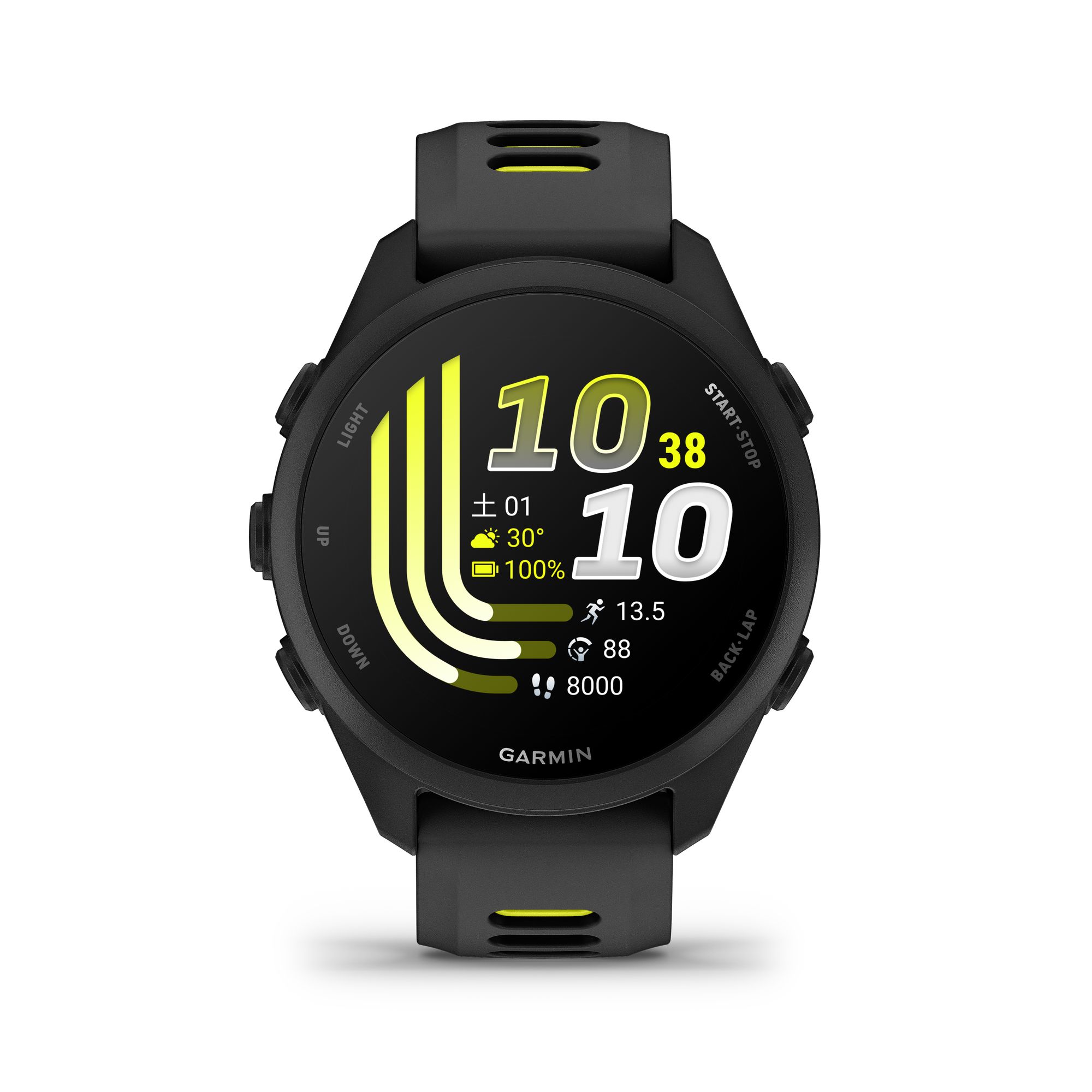 004837_Forerunner170_HR_black_Front_Black_Hero_WF_ja-JP 004837_Forerunner170_HR_black_Front_Black_Hero_WF_ja-JP