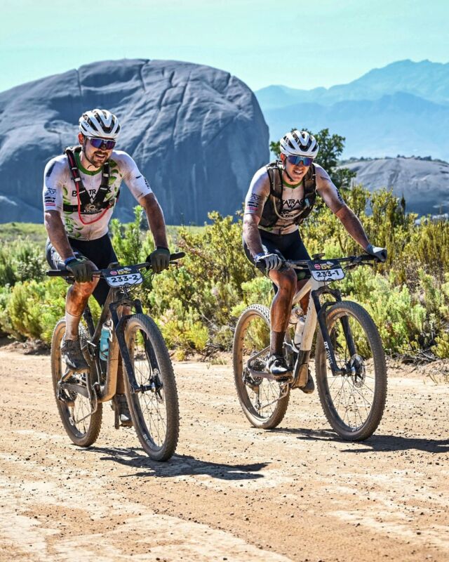 Huge congrats to @pietro_lamaro and Paul Horner on smashing Cape Epic with a 12th place overall in Open Amateur Men! 💪 3x Top 10 stage finishes in a world-class field of 190+ teams – what a debut as a duo!  #Daysaver #DaysaverFun #CapeEpic